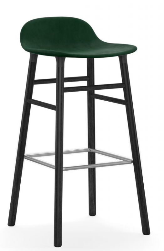 Form Barstool Barhocker H 75 cm Holz Gepolstert Normann Copenhagen